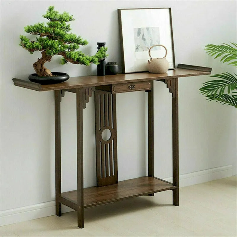 Console Table Sofa Side Accent Table Entryway Vintage