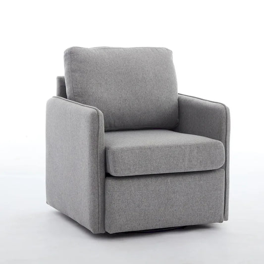 Linen Swivel Accent Chair