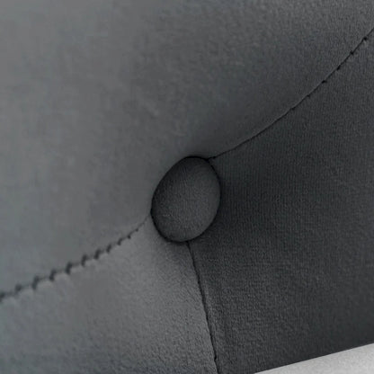 Black 58.26 Velvet Upholstered Button Tufted Chaise Lounge Chair with Storage