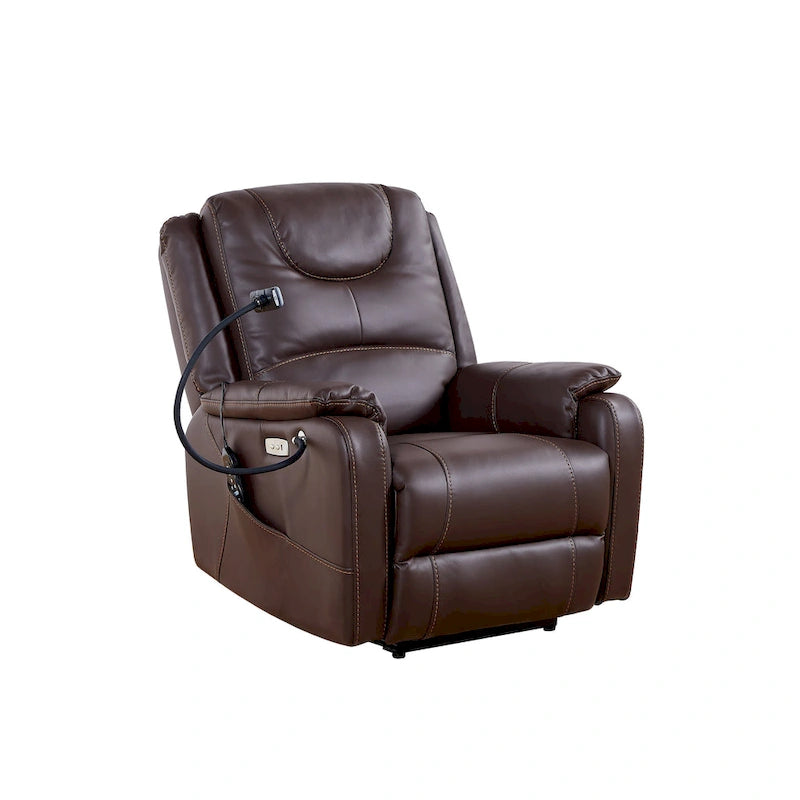 Christopher Knight Home Power Recliner Chair with Massage and USB Charge Ports