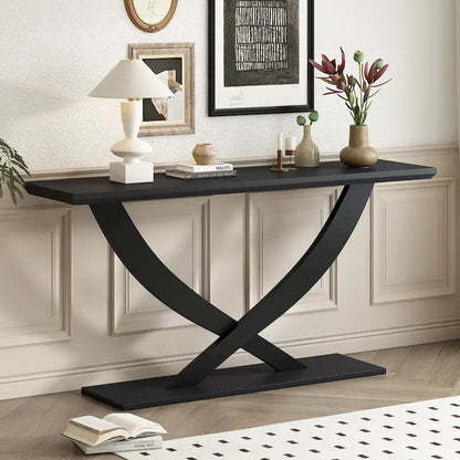 Christopher Knight Home - Mirod Modern Rustic Console Table with Cross-Leg Design for Living Room and Bedroom