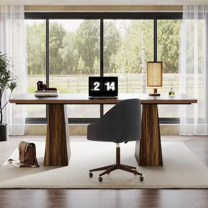 63 Inches Modern Executive Office Desk Large Computer Conference Table