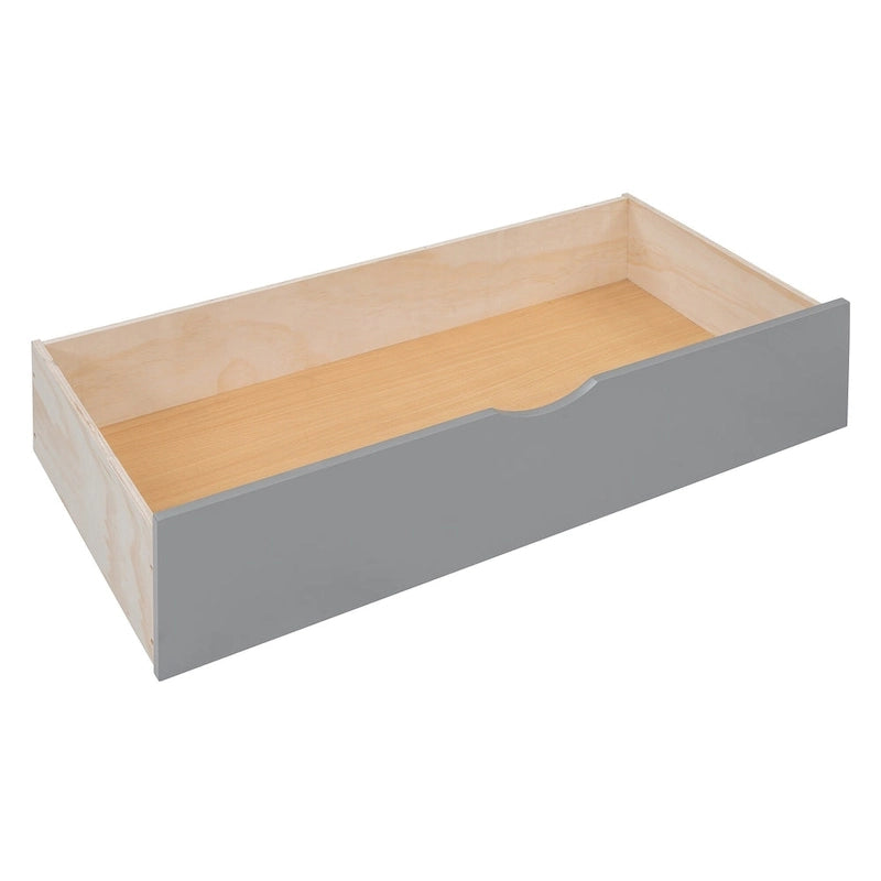 Twin Daybed with Storage Drawers, Cabinet, and Shelf, Sturdy Wood Construction