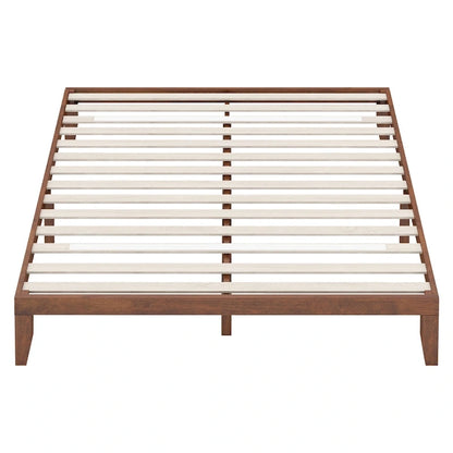 Costway King Size 14 Wooden Bed Frame Mattress Platform Wood Slats