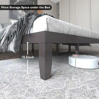 Costway King Size 14 Wooden Bed Frame Mattress Platform Wood Slats