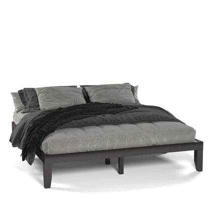 Costway King Size 14 Wooden Bed Frame Mattress Platform Wood Slats