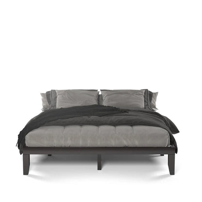 Costway King Size 14 Wooden Bed Frame Mattress Platform Wood Slats