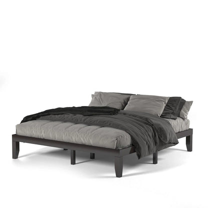 Costway King Size 14 Wooden Bed Frame Mattress Platform Wood Slats
