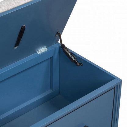 Shoe Bench with Removable Cushion and Hidden Storage for Entryway and Living Room Organization