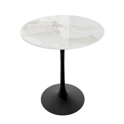 39.37 High Bar Table Round Cafe Bistro Pub Cocktail Kitchen Table Sintered Stone-top
