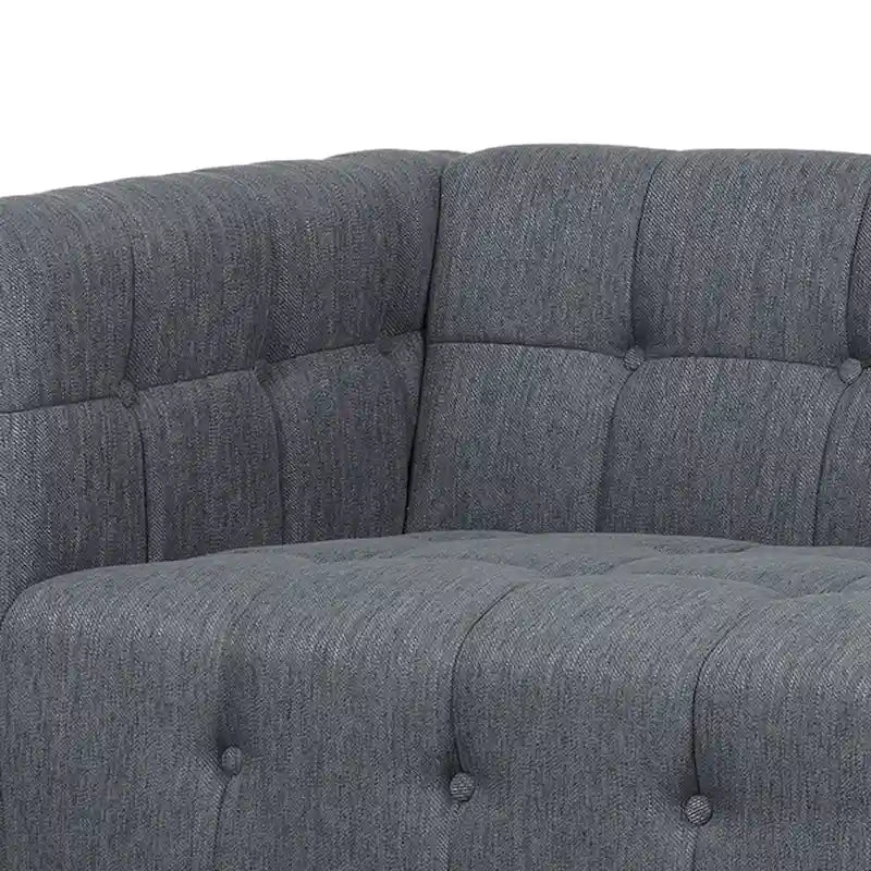 Clermont Mid-century Tufted Sectional Sofa by Christopher Knight Home - 114.00 L x 114.00 W x 30.75 H