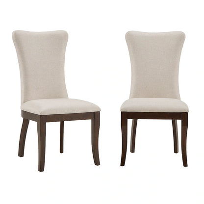 Tallinn Fabric Wingback Dining Chairs (Set of 2)
