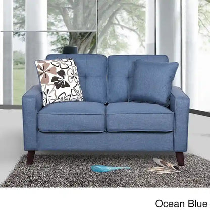 Mid-century Fabric Loveseat