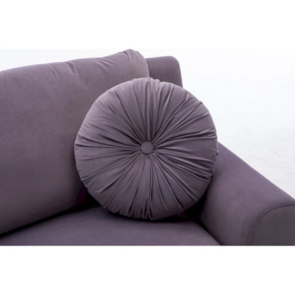 136 Velvet Semicircle couch Modular Curve Sectional Sofa