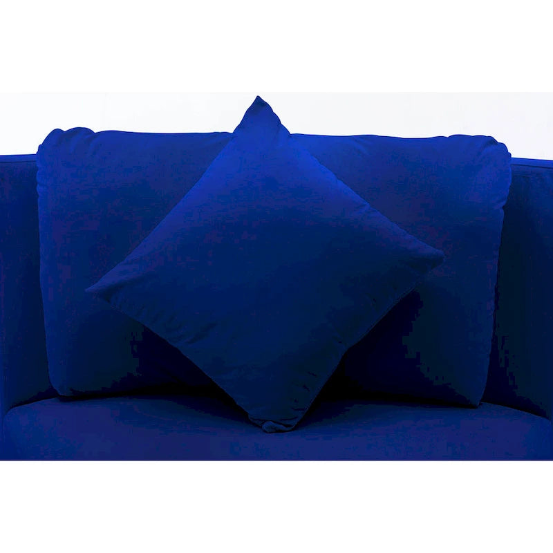 136 Velvet Semicircle couch Modular Curve Sectional Sofa