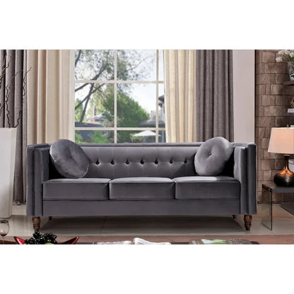 Roberta Velvet Chesterfield Sofa