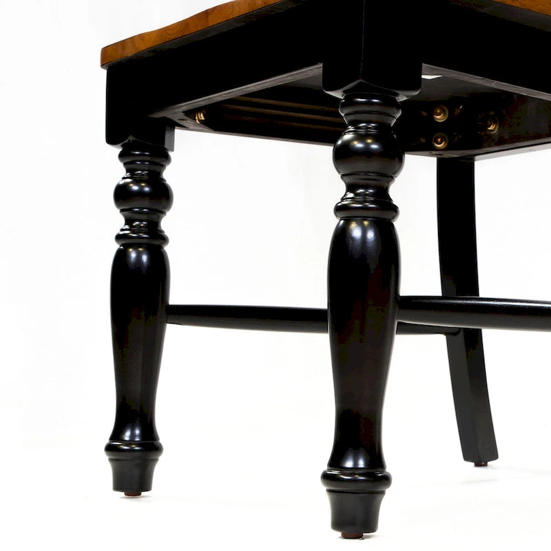 Glen Oak Transitional Wood Two-tone 9-Piece Dining Set by The Gray Barn