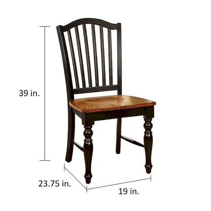 Glen Oak Transitional Wood Two-tone 9-Piece Dining Set by The Gray Barn
