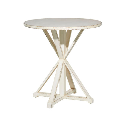 Wood Accent Table - White or Brown - Roche River Decor
