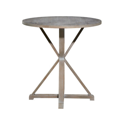 Wood Accent Table - White or Brown - Roche River Decor
