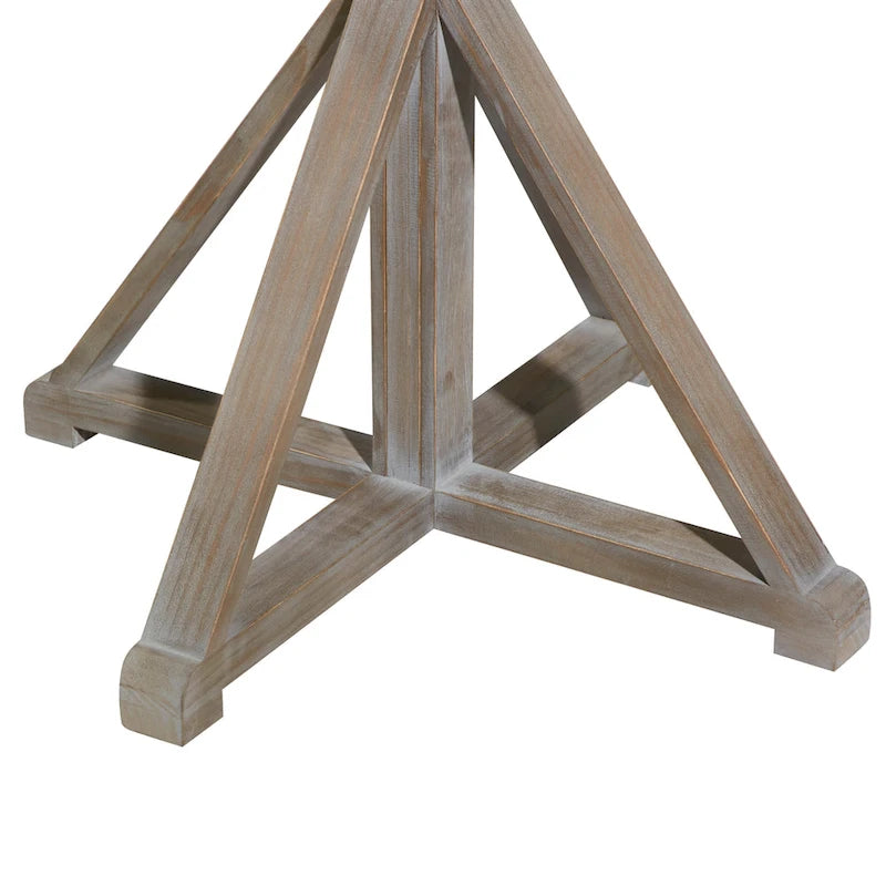 Wood Accent Table - White or Brown - Roche River Decor