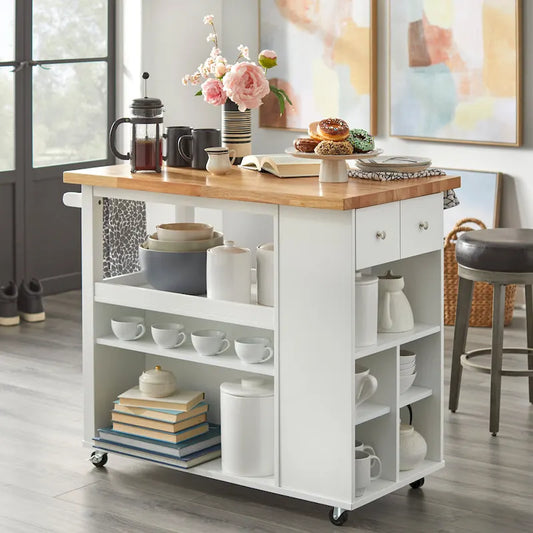 angelo:HOME Boston Rolling Kitchen Island/Cart