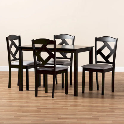 Copper Grove Monongahela Contemporary Fabric 5-Piece Dining Set
