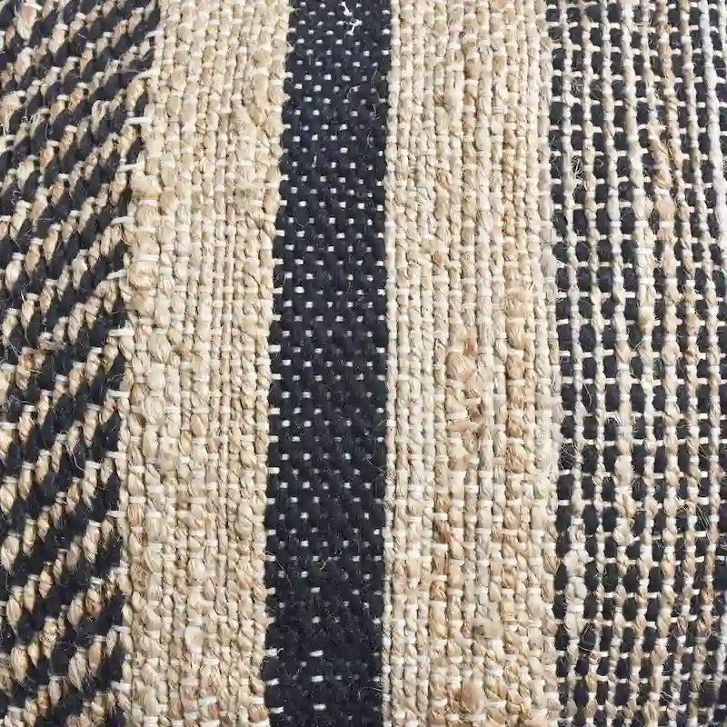 Caiman Handcrafted Boho Fabric Pouf by Christopher Knight Home