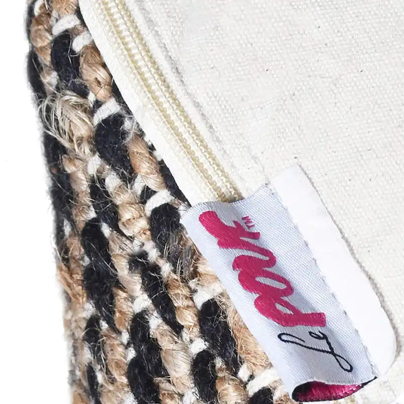 Caiman Handcrafted Boho Fabric Pouf by Christopher Knight Home