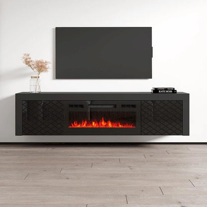 Dia BL-EF Electric Fireplace 71 TV Stand