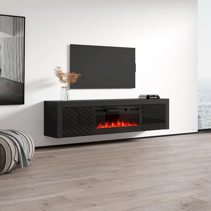 Dia BL-EF Electric Fireplace 71 TV Stand