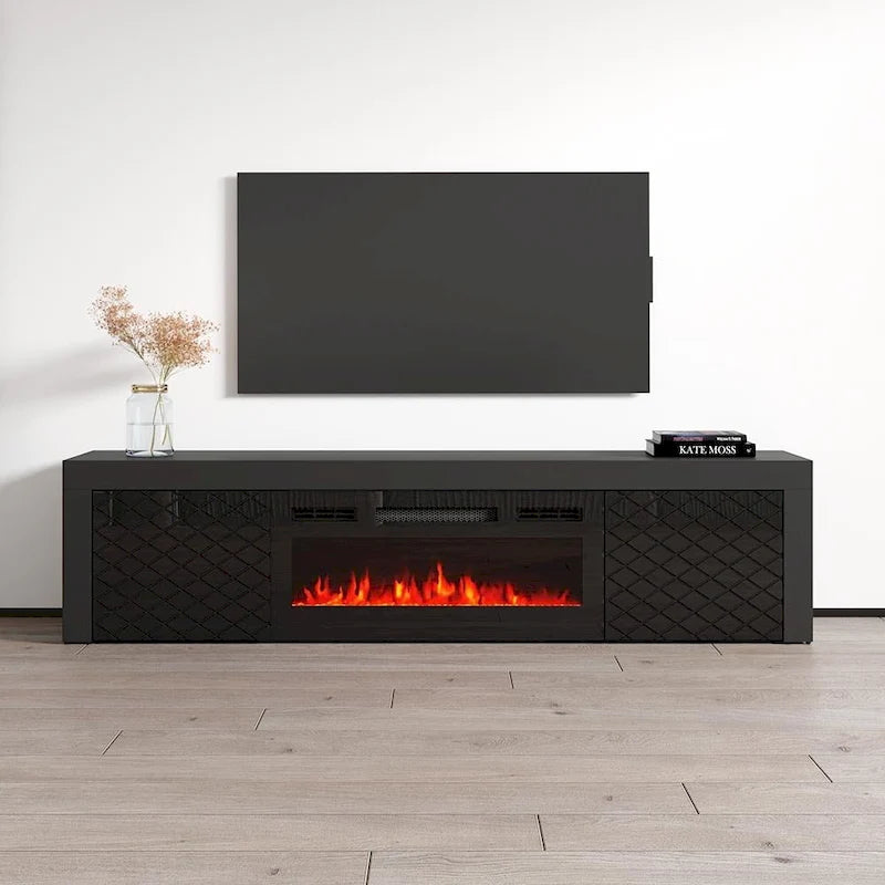 Dia BL-EF Electric Fireplace 71 TV Stand