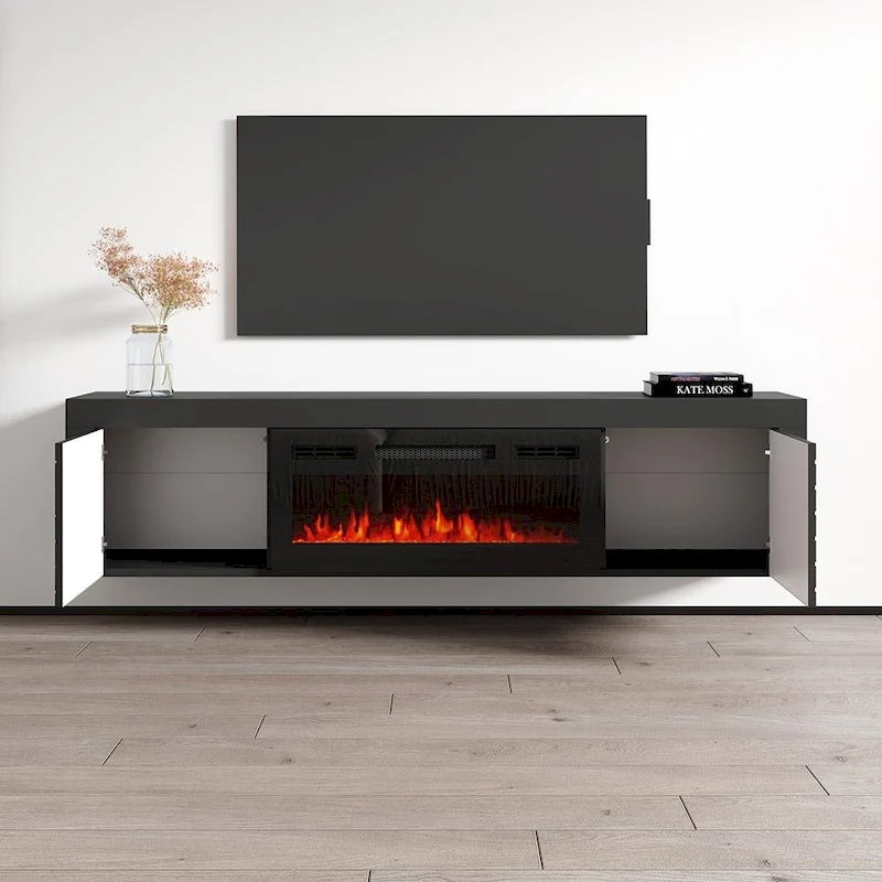 Dia BL-EF Electric Fireplace 71 TV Stand
