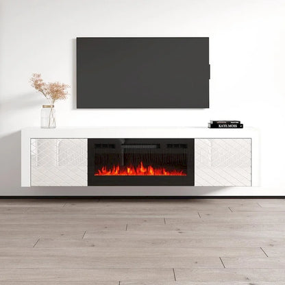 Dia BL-EF Electric Fireplace 71 TV Stand