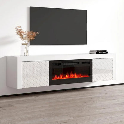 Dia BL-EF Electric Fireplace 71 TV Stand