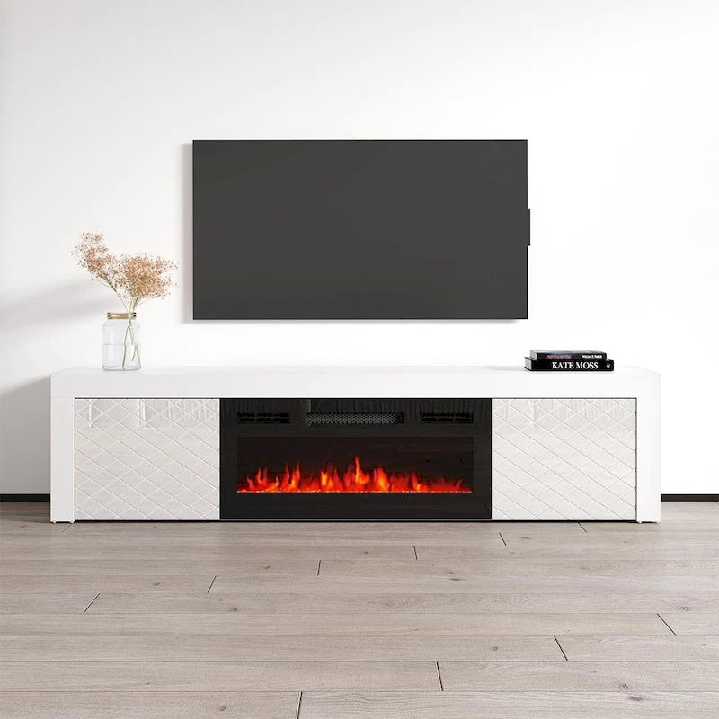 Dia BL-EF Electric Fireplace 71 TV Stand