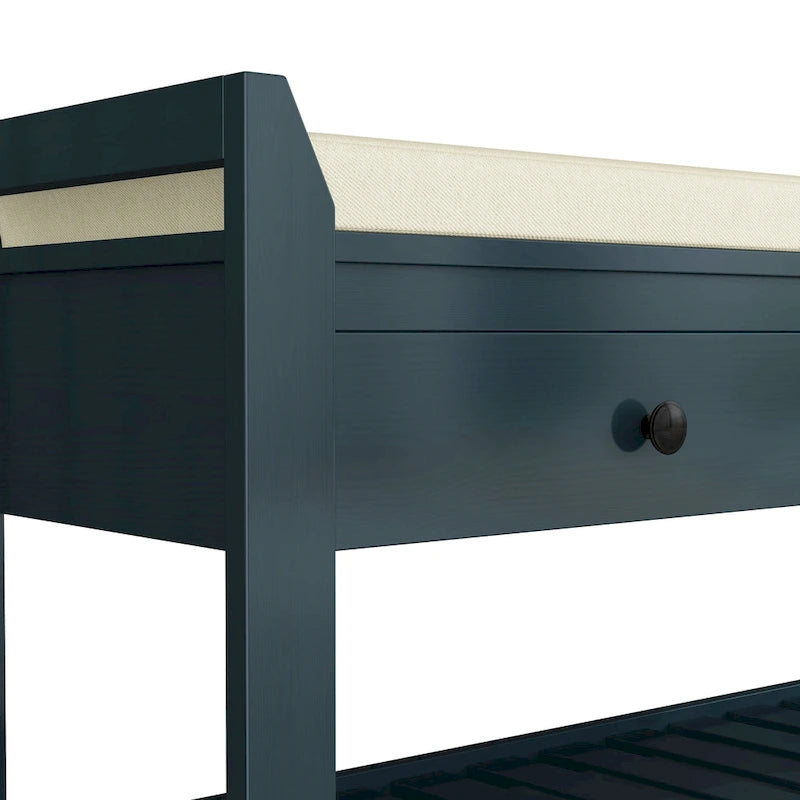 Entryway Storage Bench with Drawers