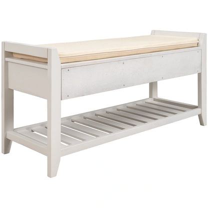 Entryway Storage Bench with Drawers
