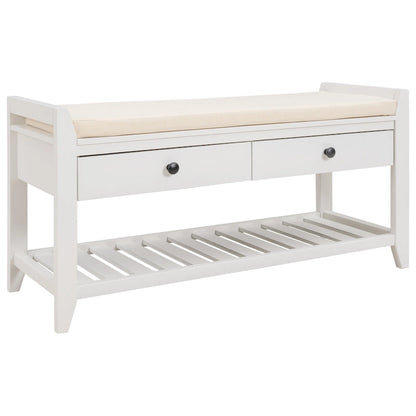 Entryway Storage Bench with Drawers