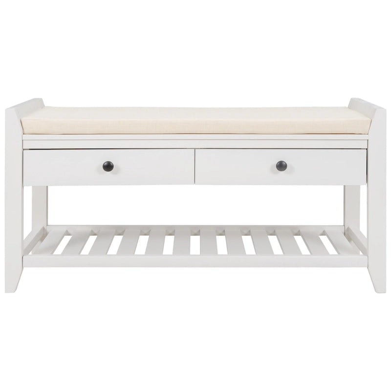 Entryway Storage Bench with Drawers