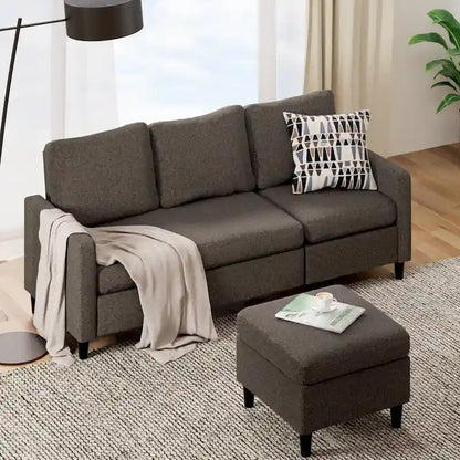 Priage by ZINUS Convertible Sectional Sofa with Reversible Chaise