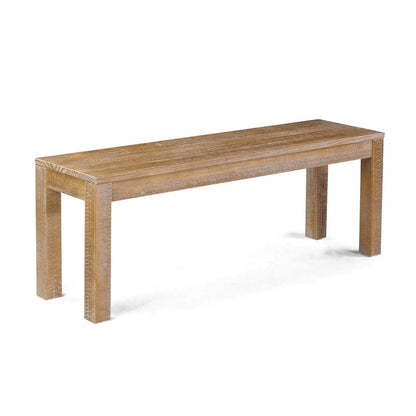 Grain Wood Furniture Montauk Solid Wood Backless Bench