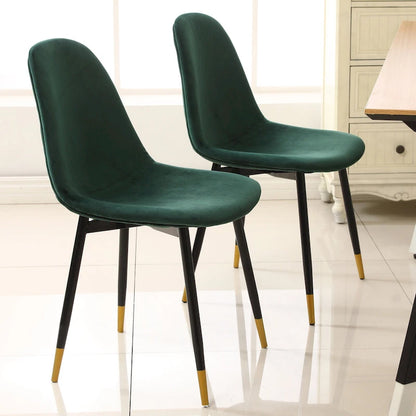 Roundhill Furniture Lassan Contemporary 5-Piece Dining Set, White Round Table and 4 Chairs