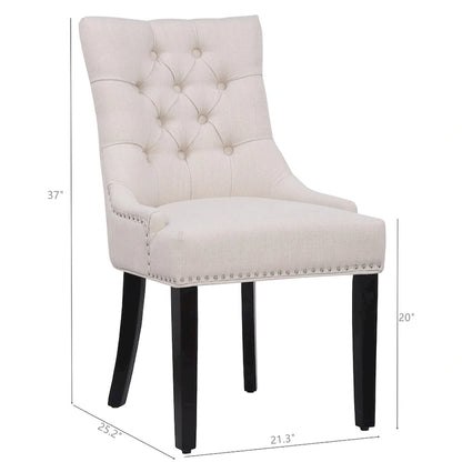 Grandview Tufted Dining Chair (Set of 2) Upholstered