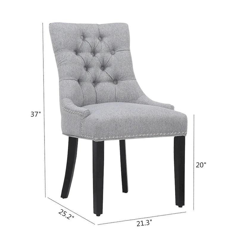 Grandview Tufted Dining Chair (Set of 2) Upholstered