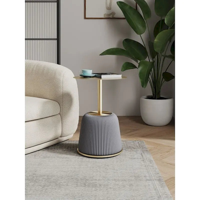 Manhattan Comfort Modern Anderson 1.0 Upholstered End Table