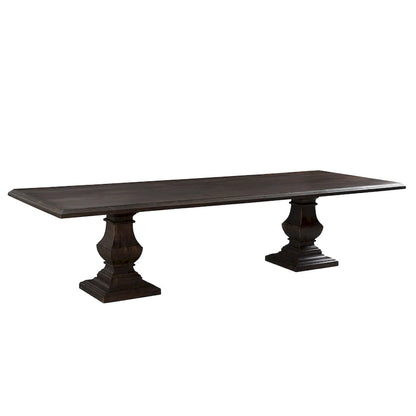 Toulon Vintage Brown Rectangle Dining Table