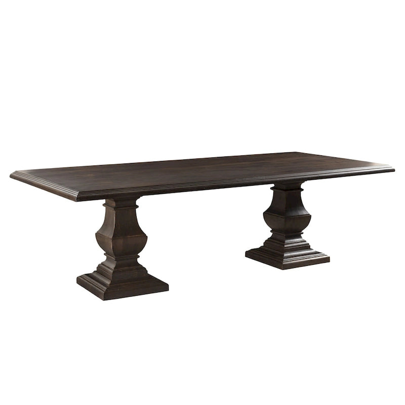 Toulon Vintage Brown Rectangle Dining Table