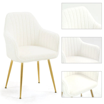 AVAWING Upholstered Dining Chair (Set of 6) Velvet Accent Arm Chair