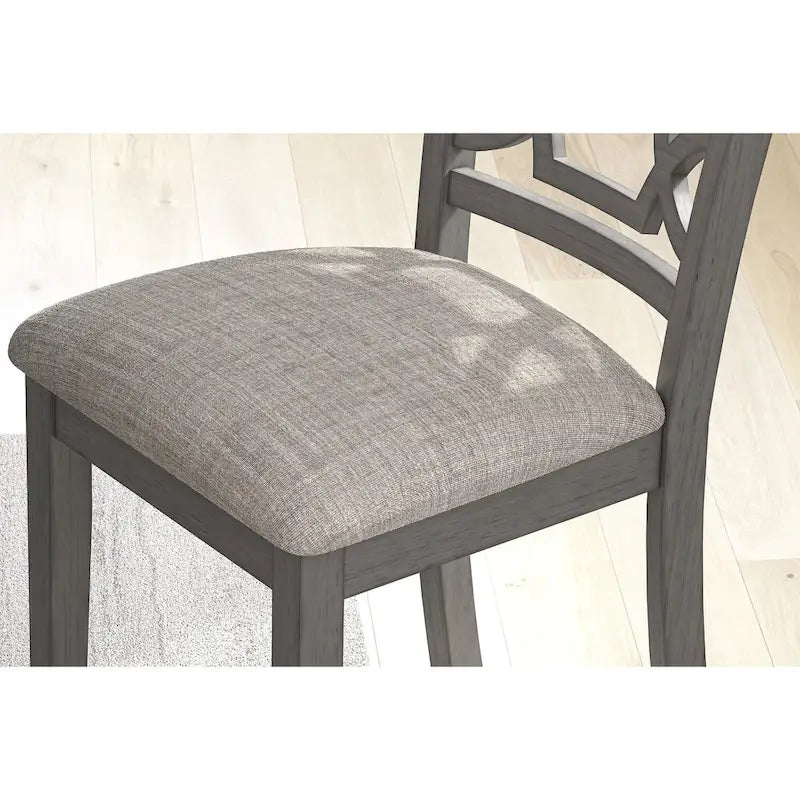 Signature Design by Ashley Langwest Dining Table and 4 Chairs and Bench (Set of 6)